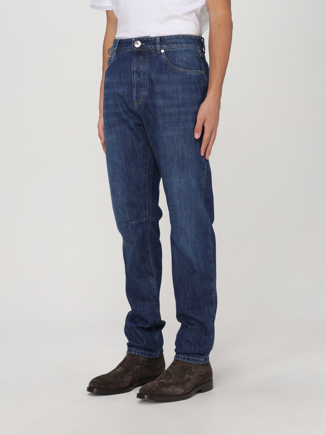 BRUNELLO CUCINELLI JEANS: Jeans men Brunello Cucinelli, Denim - Img 4