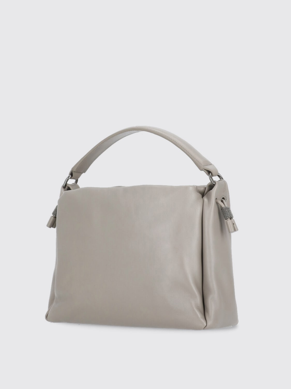 BRUNELLO CUCINELLI HANDBAG: Shoulder bag woman Brunello Cucinelli, Grey - Img 3