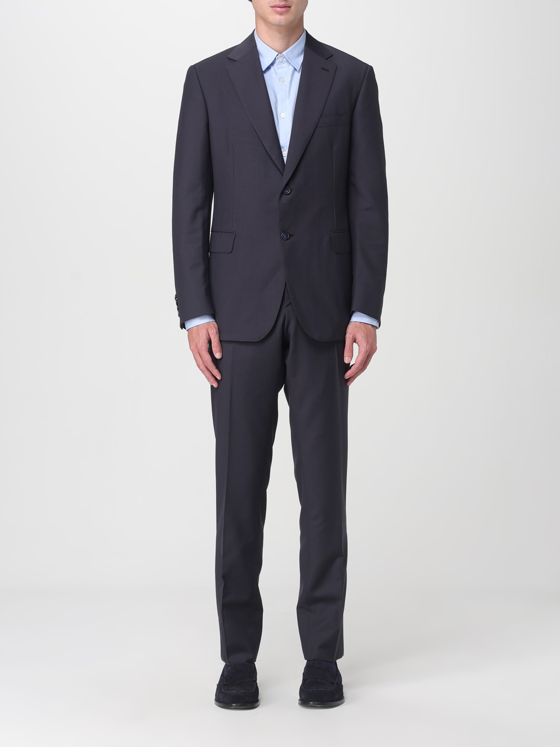 BRIONI：スーツ メンズ - ブルー | GIGLIO.COMオンラインのBrioni