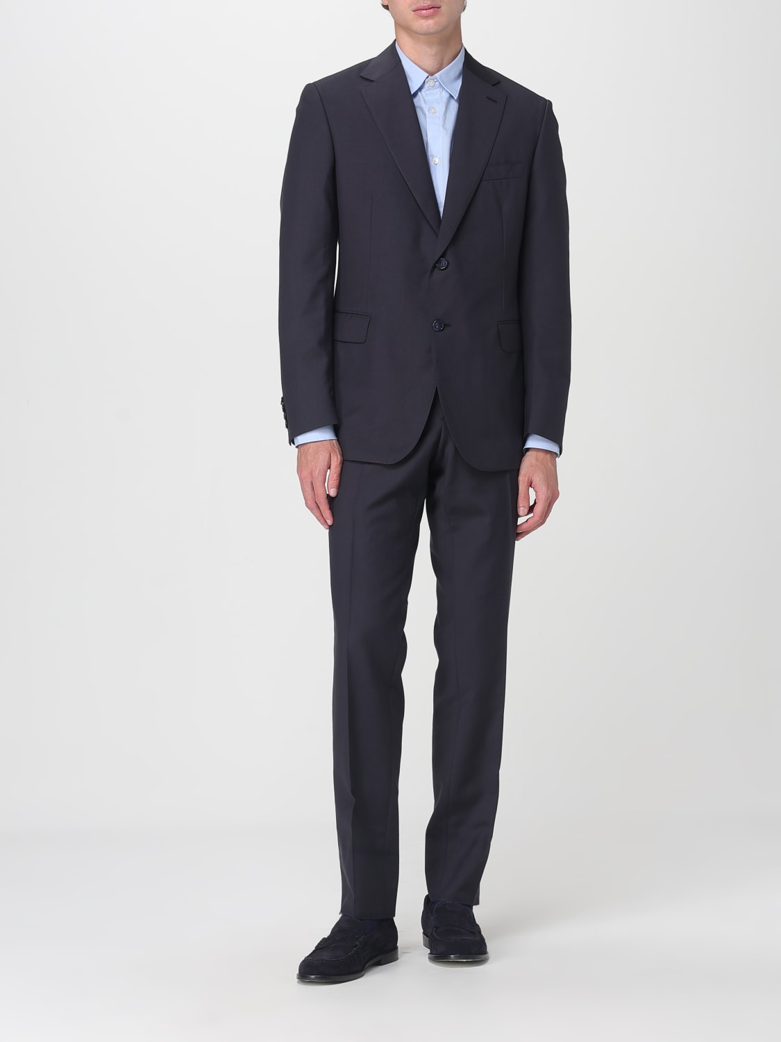 BRIONI：スーツ メンズ - ブルー | GIGLIO.COMオンラインのBrioni