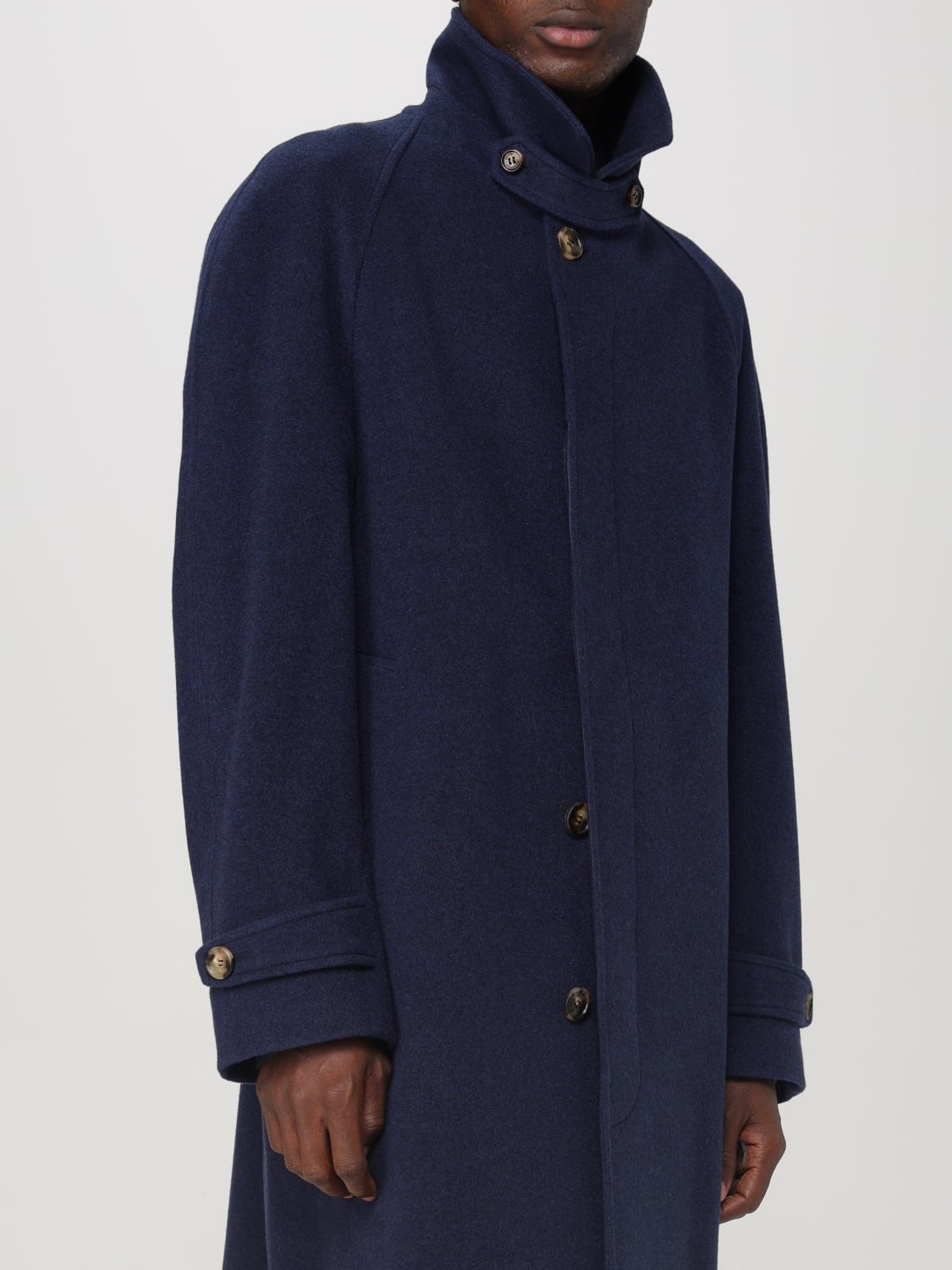 BRUNELLO CUCINELLI COAT: Trench coat men Brunello Cucinelli, Blue - Img 5