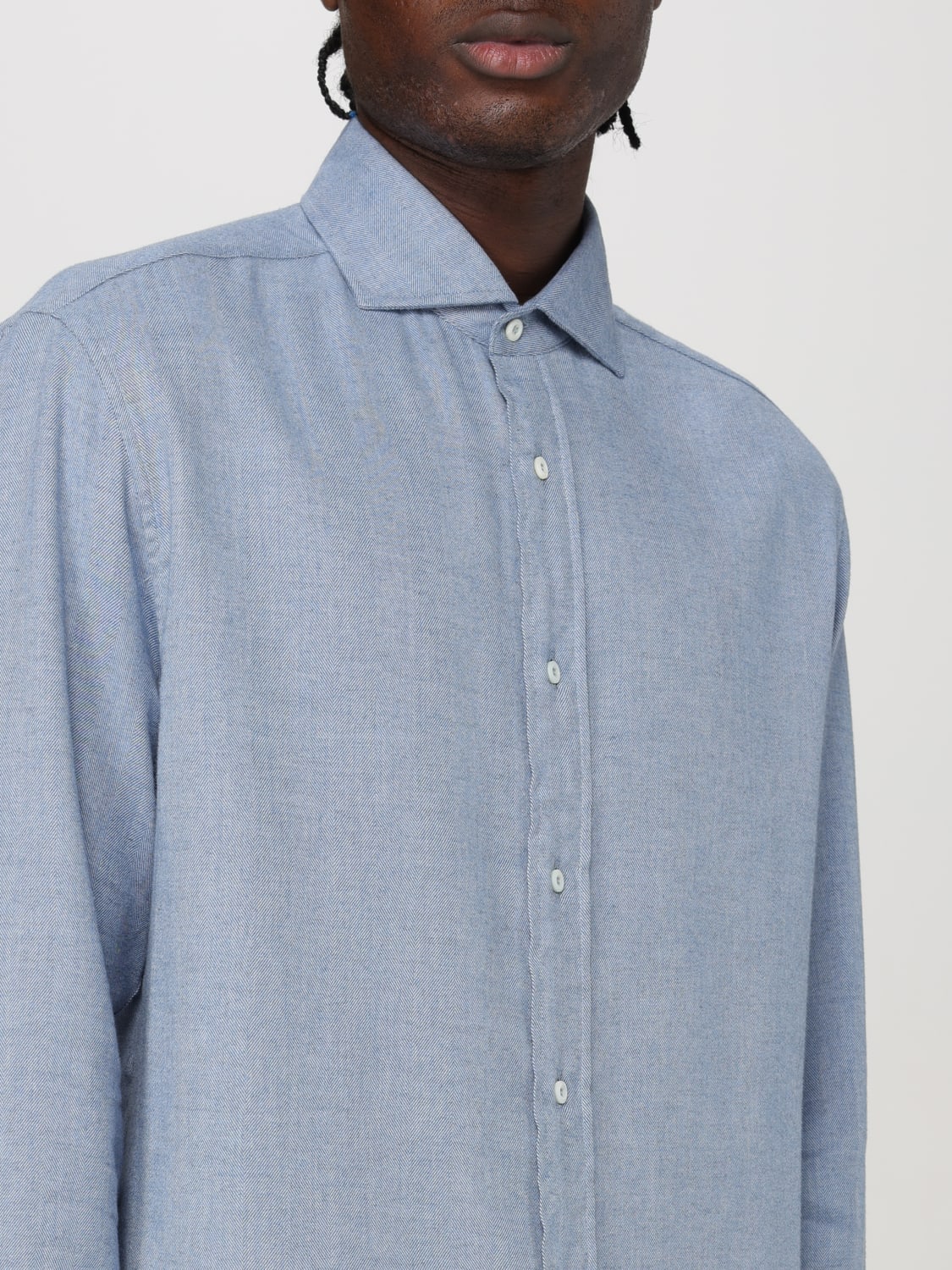 BRUNELLO CUCINELLI SHIRT: Shirt men Brunello Cucinelli, Blue - Img 5