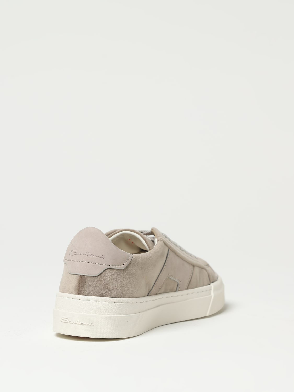 SANTONI SNEAKERS: Sneakers men Santoni, Beige - Img 3