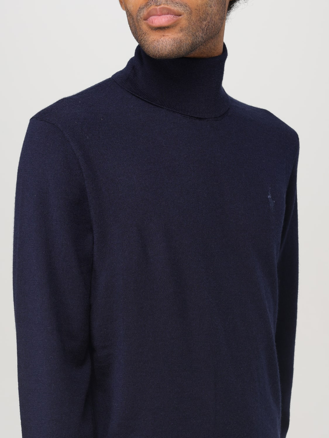 POLO RALPH LAUREN SWEATER: Sweater men Polo Ralph Lauren, Blue - Img 3