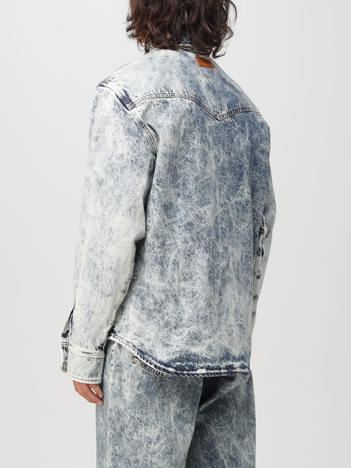 KENZO CAMISA: Camisa hombre Kenzo, Denim - Img 3