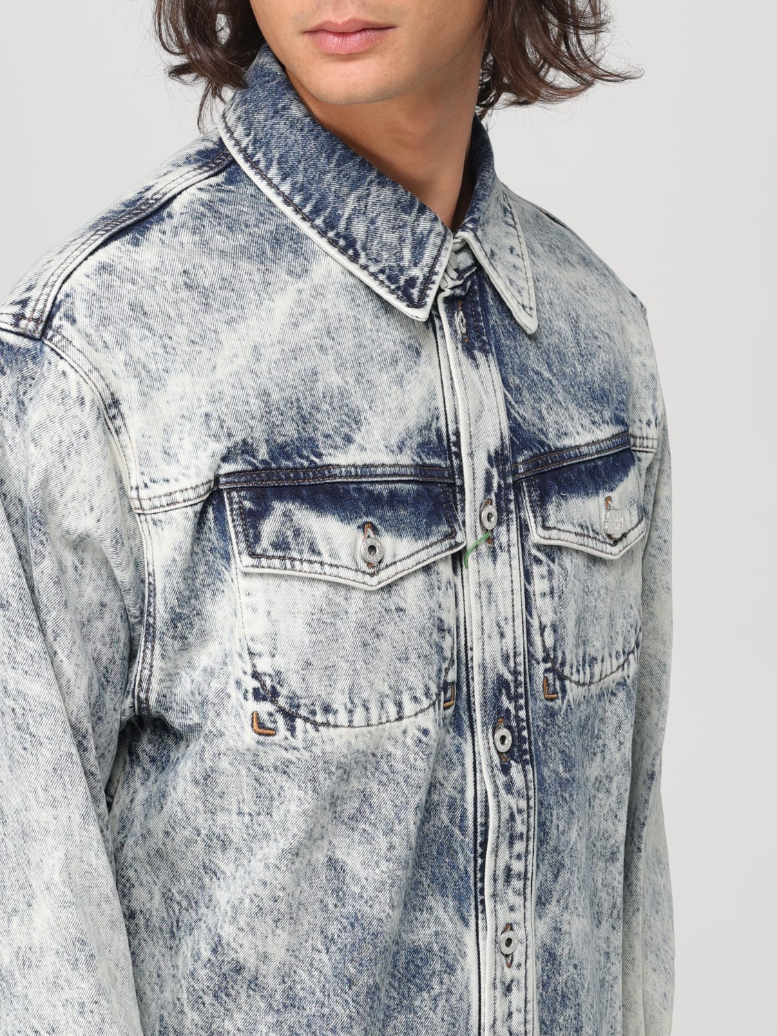 KENZO CAMISA: Camisa hombre Kenzo, Denim - Img 5