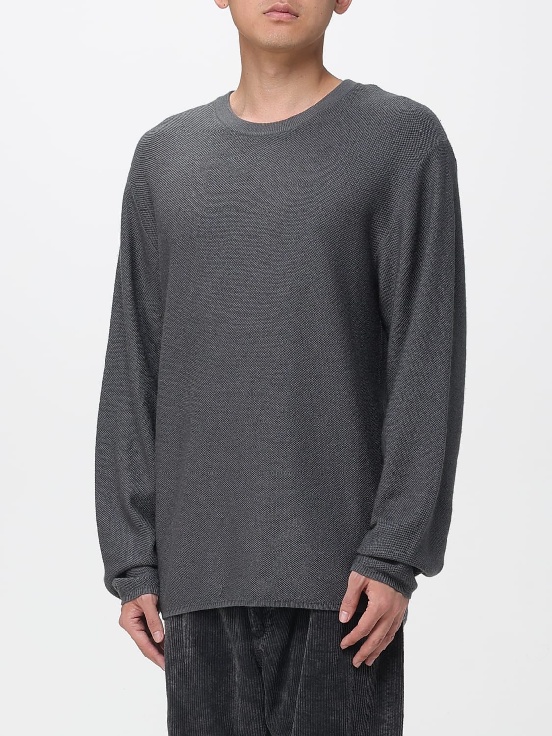 DOLCE & GABBANA 毛衣: 毛衣 男士 Dolce & Gabbana, 炭黑色 - Img 4