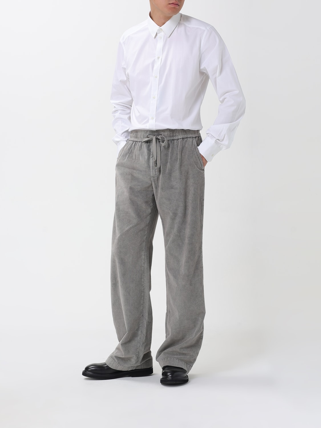DOLCE & GABBANA PANTS: Pants men Dolce & Gabbana, Grey - Img 2
