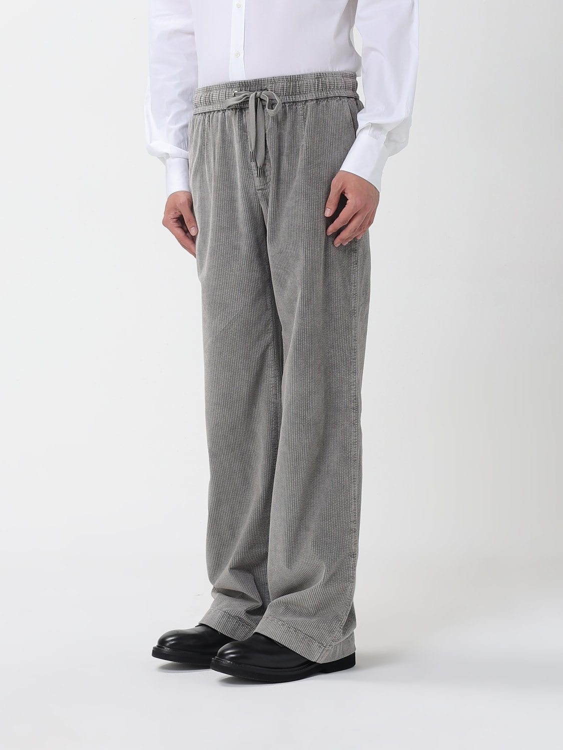 DOLCE & GABBANA PANTS: Pants men Dolce & Gabbana, Grey - Img 4