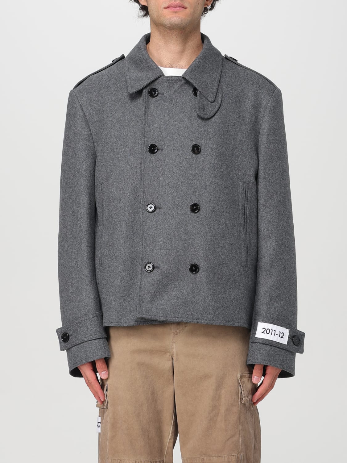 DOLCE & GABBANA COAT: Jacket men Dolce & Gabbana, Grey - Img 1