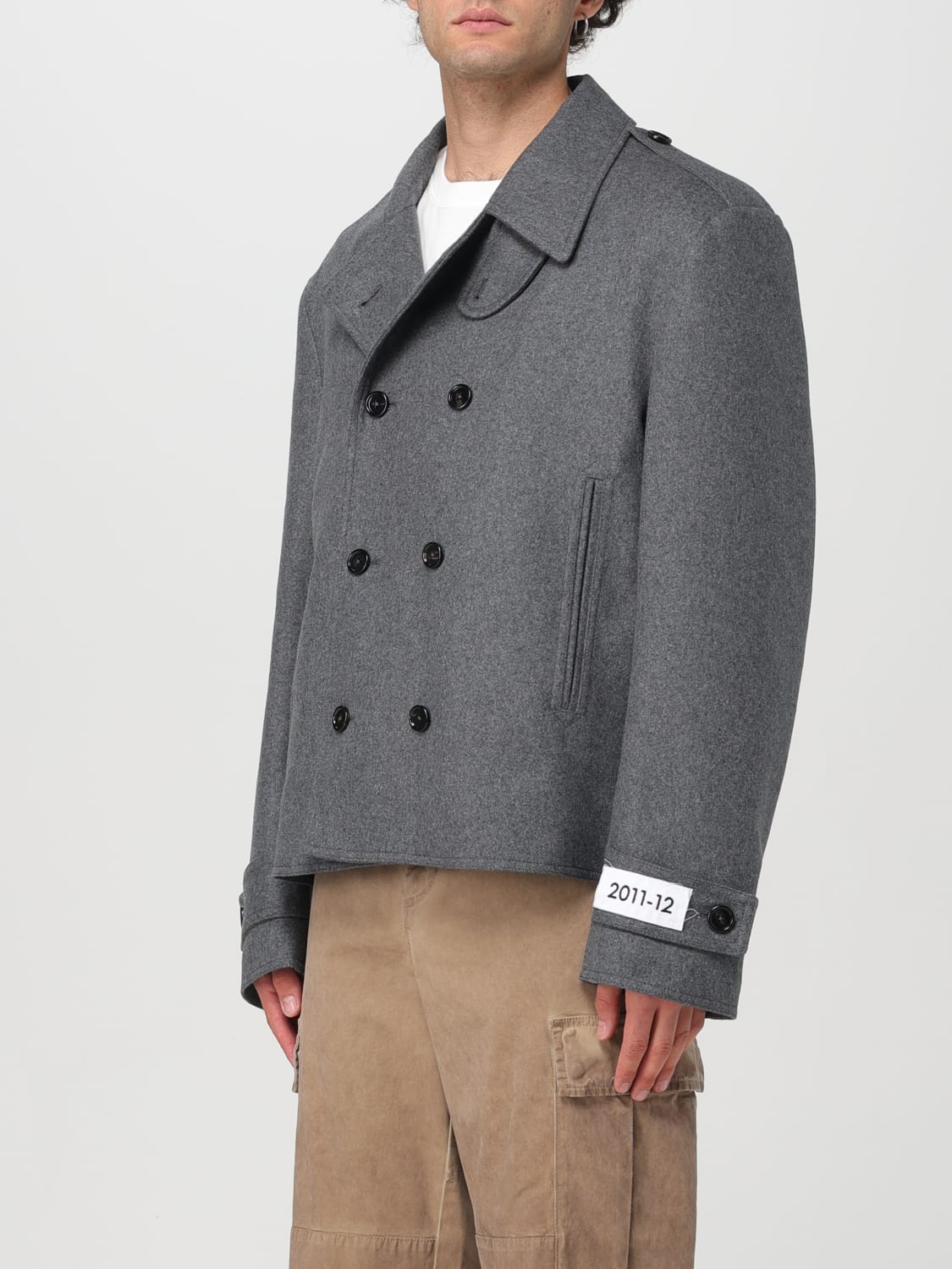 DOLCE & GABBANA COAT: Jacket men Dolce & Gabbana, Grey - Img 4