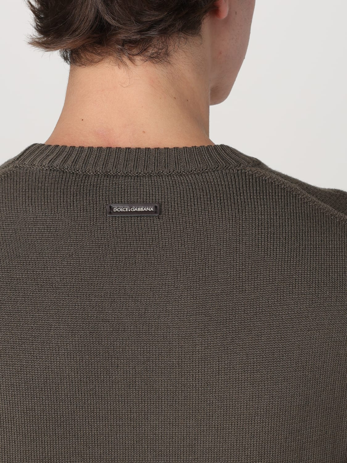 DOLCE & GABBANA SWEATER: Sweater men Dolce & Gabbana, Brown - Img 5