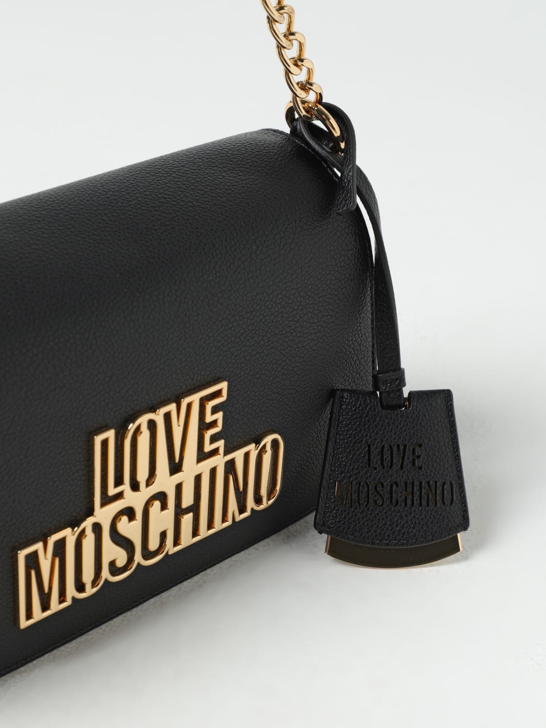 LOVE MOSCHINO 숄더백: 숄더백 여성 Love Moschino, 블랙 - Img 3