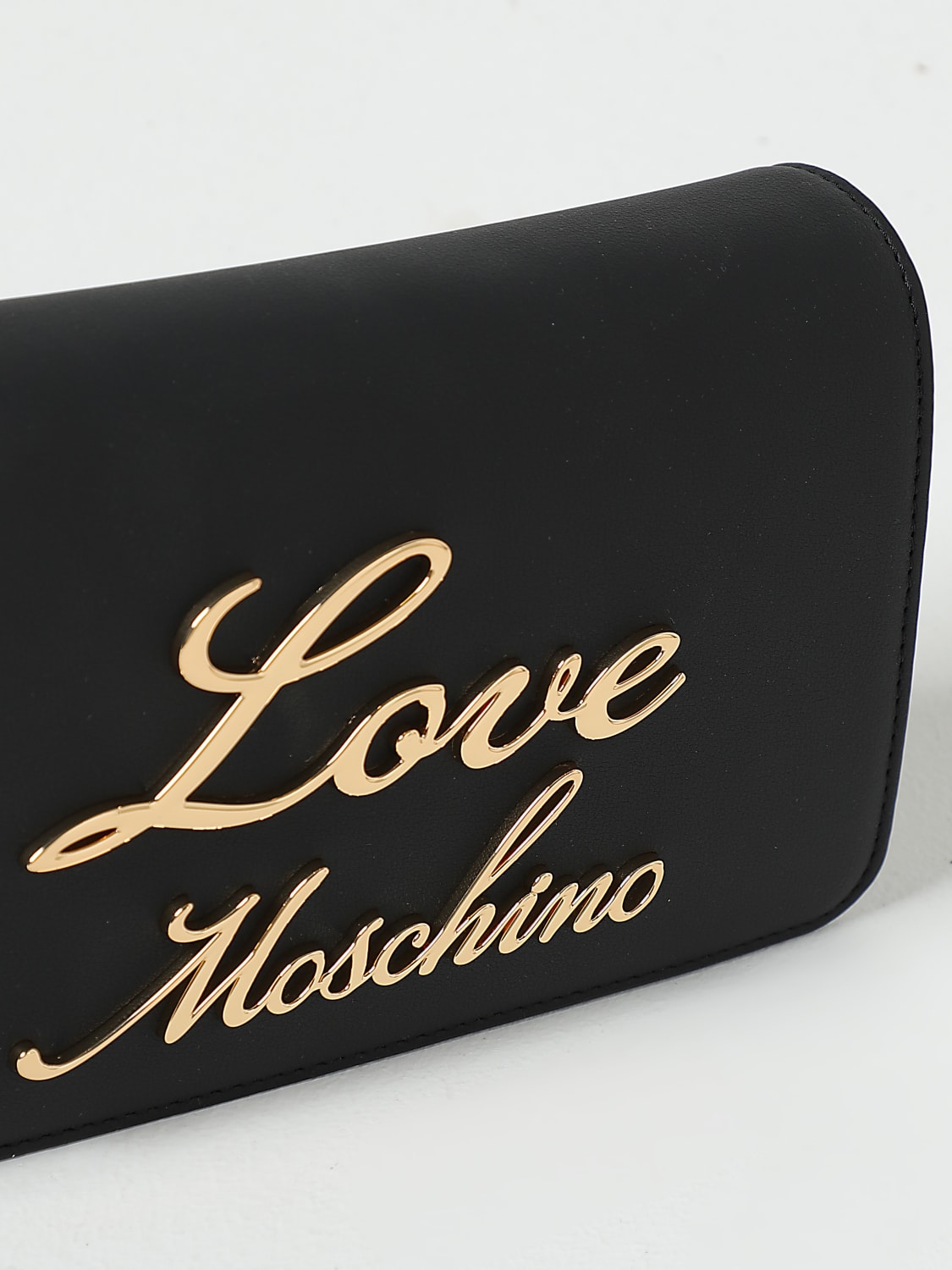 LOVE MOSCHINO MINI BAG: Shoulder bag woman Love Moschino, Black - Img 3