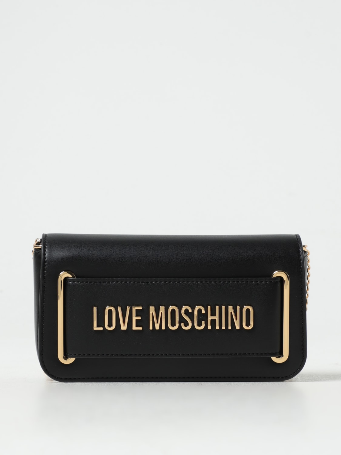 LOVE MOSCHINO MINI BAG: Shoulder bag woman Love Moschino, Black - Img 1