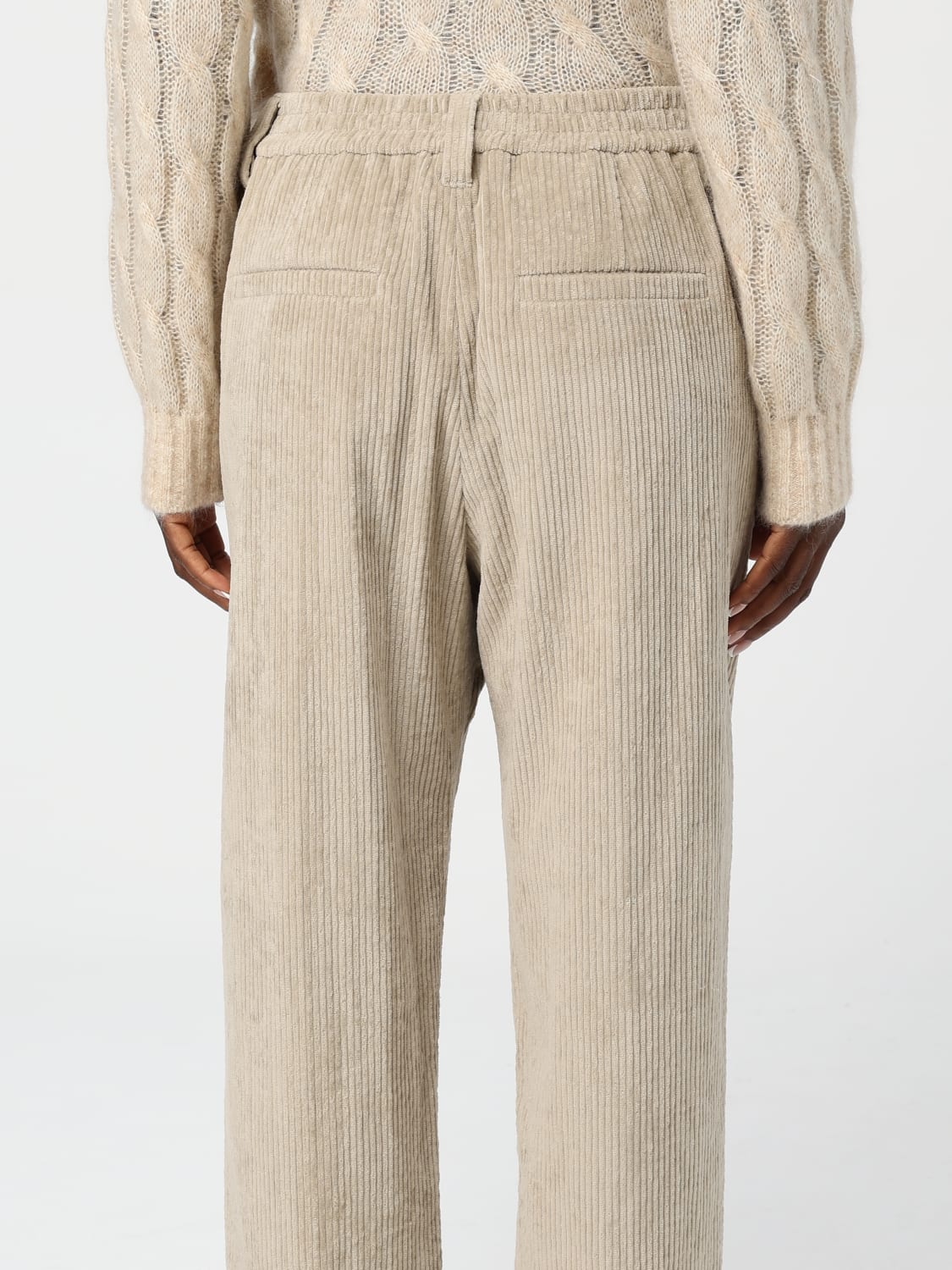 BRUNELLO CUCINELLI PANTS: Pants woman Brunello Cucinelli, Pearl - Img 5