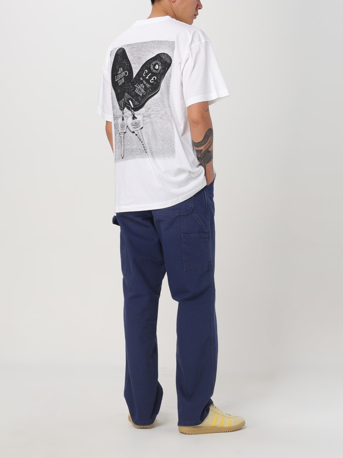 CARHARTT WIP T-SHIRT: T-shirt men Carhartt Wip, White - Img 2