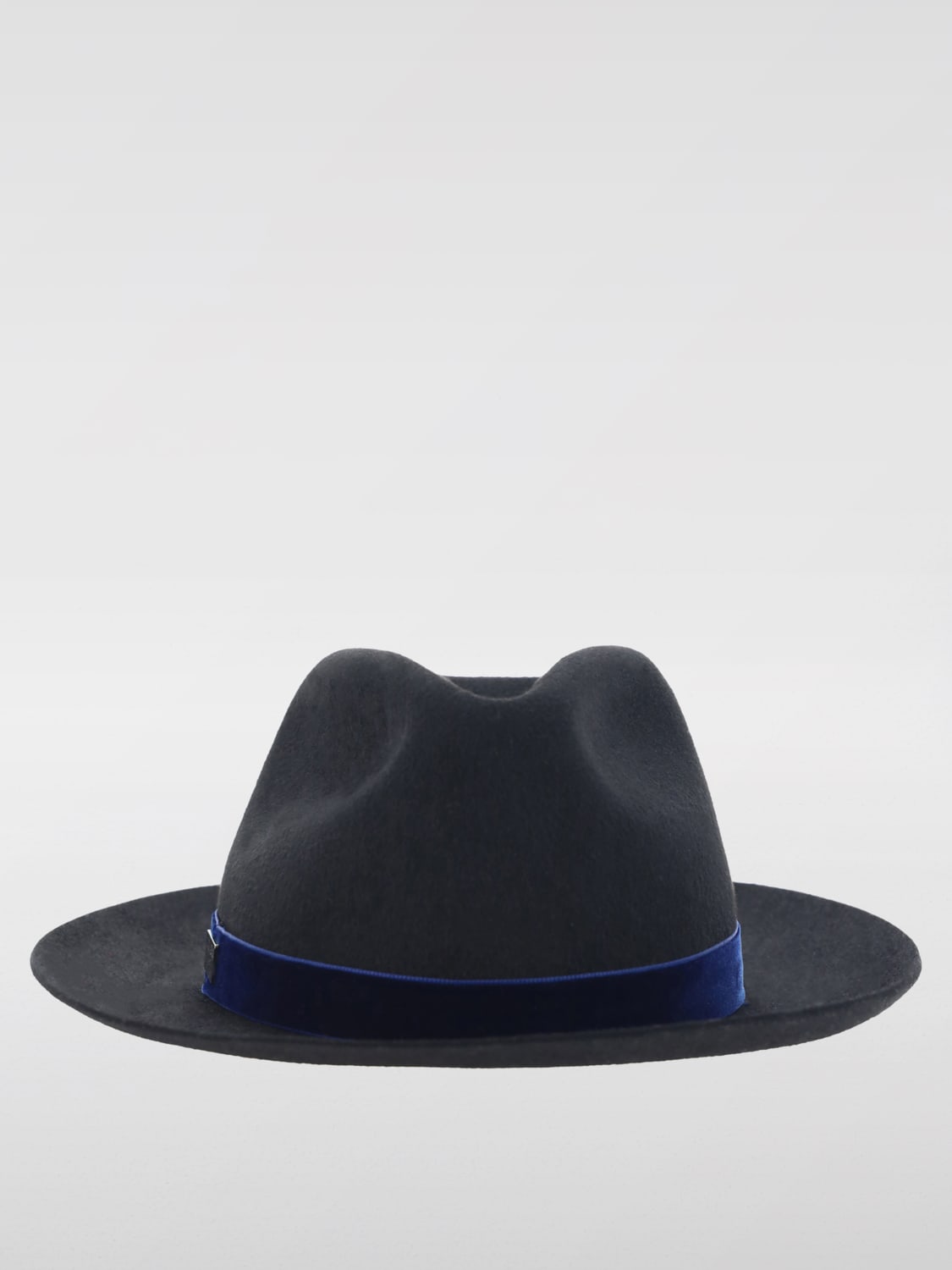 Giglio Cappello Giorgio Armani in feltro di lana con fettuccia di velluto