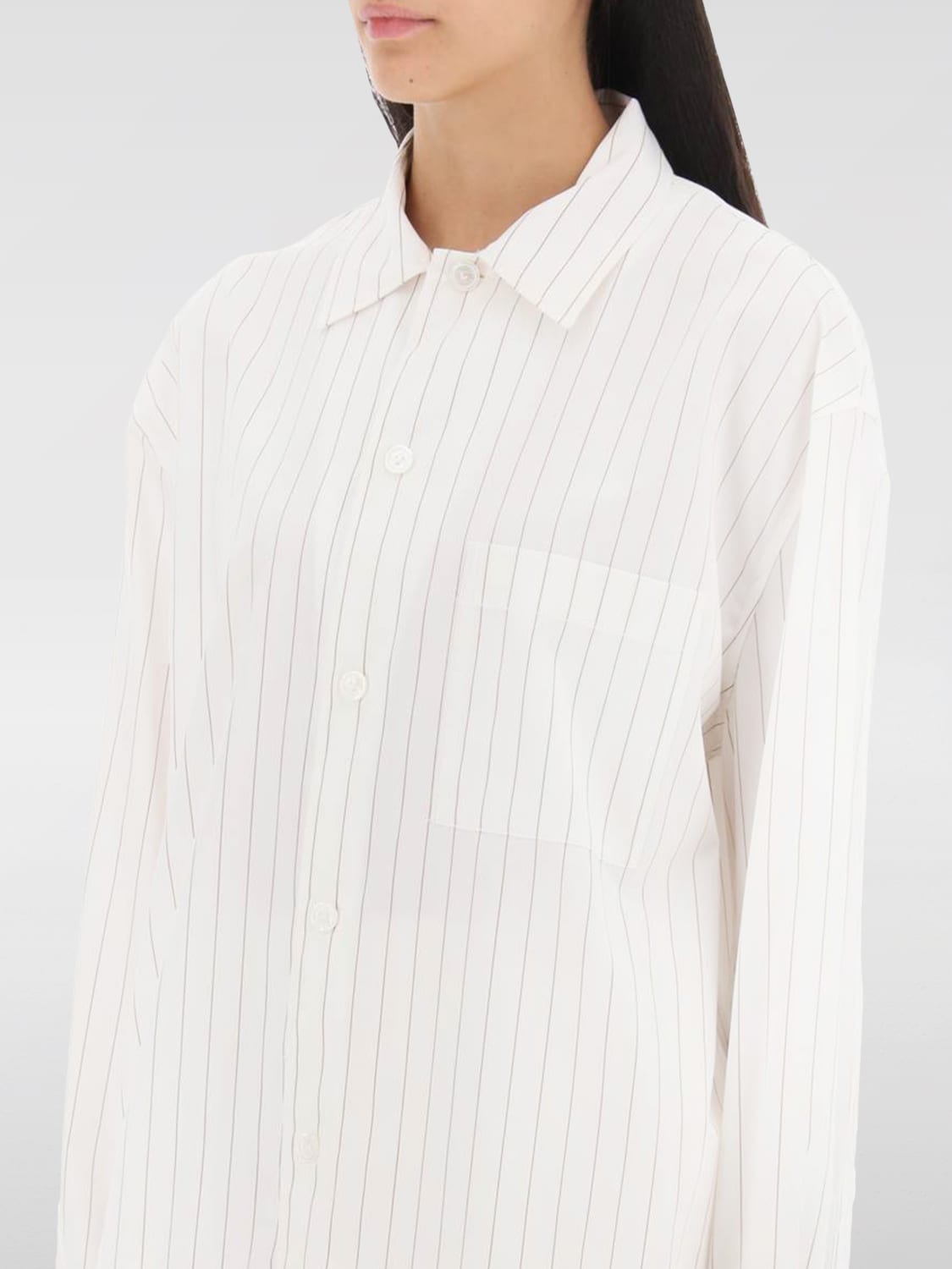 BOTTEGA VENETA SHIRT: Shirt woman Bottega Veneta, White - Img 3