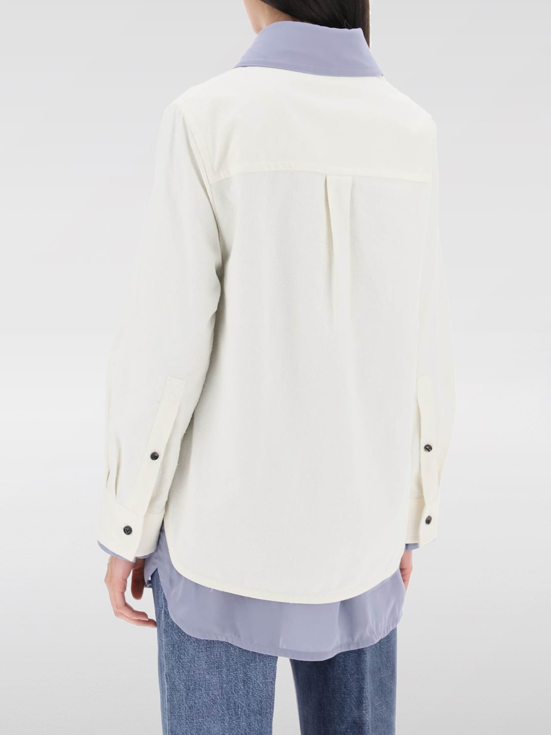 BOTTEGA VENETA SHIRT: Shirt woman Bottega Veneta, White - Img 2