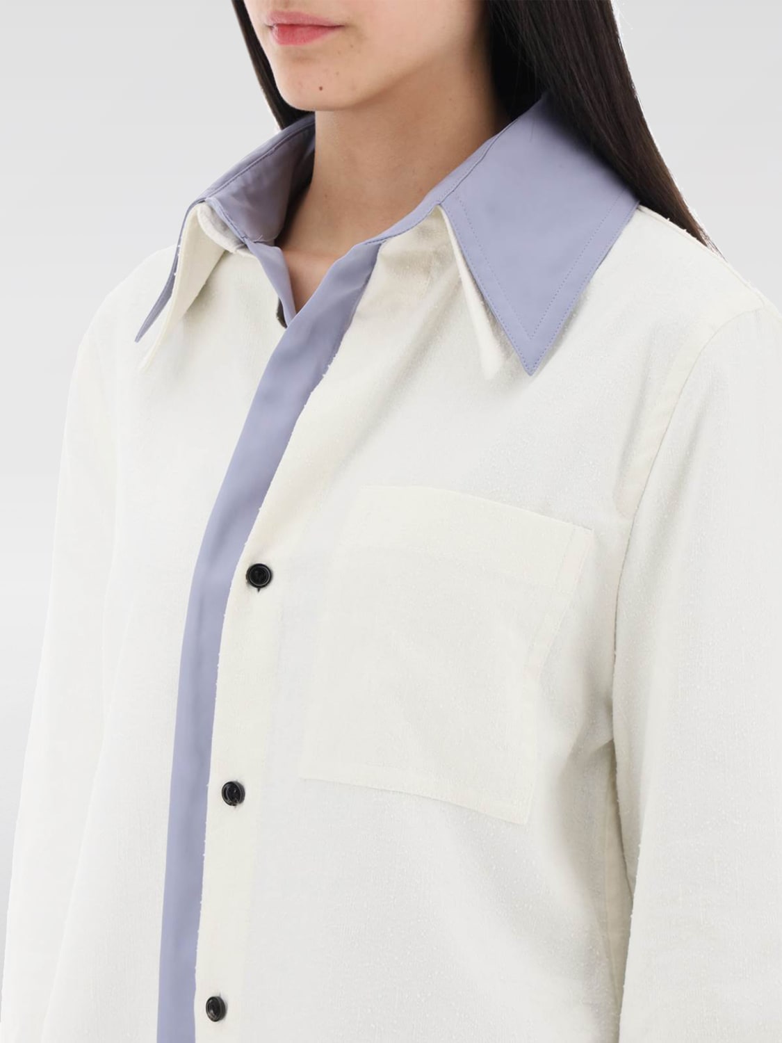 BOTTEGA VENETA SHIRT: Shirt woman Bottega Veneta, White - Img 3