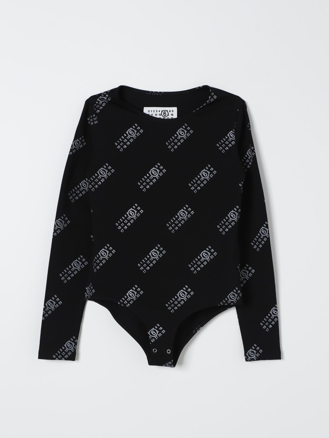 MM6 MAISON MARGIELA T-SHIRT: T-shirt kids Mm6 Maison Margiela, Black - Img 1