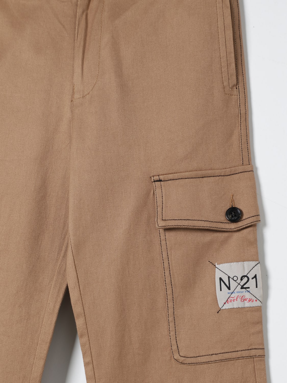 N° 21 PANTS: Pants kids N° 21, Brown - Img 3