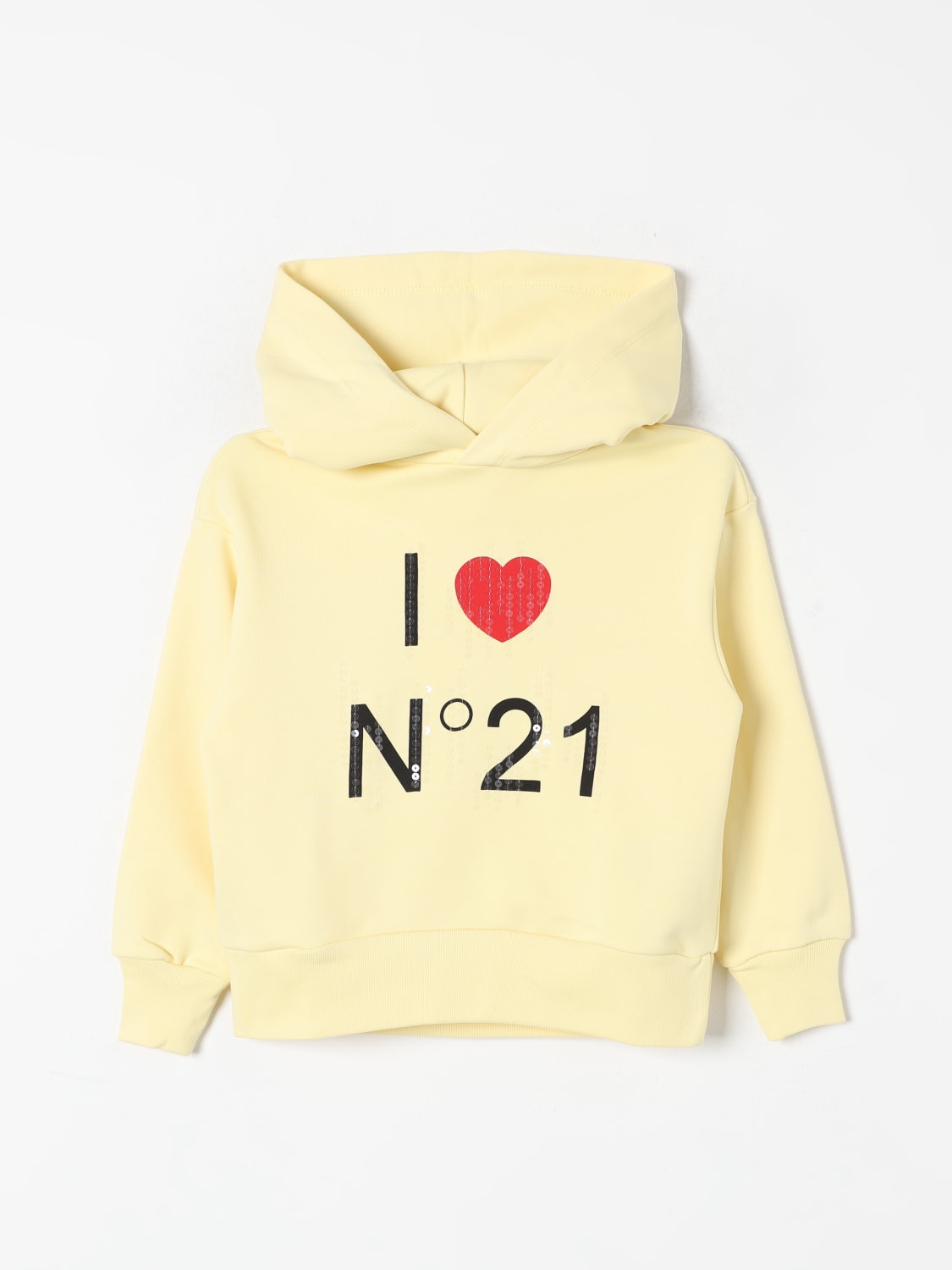 N° 21 SWEATER: Sweater kids N° 21, Yellow - Img 1