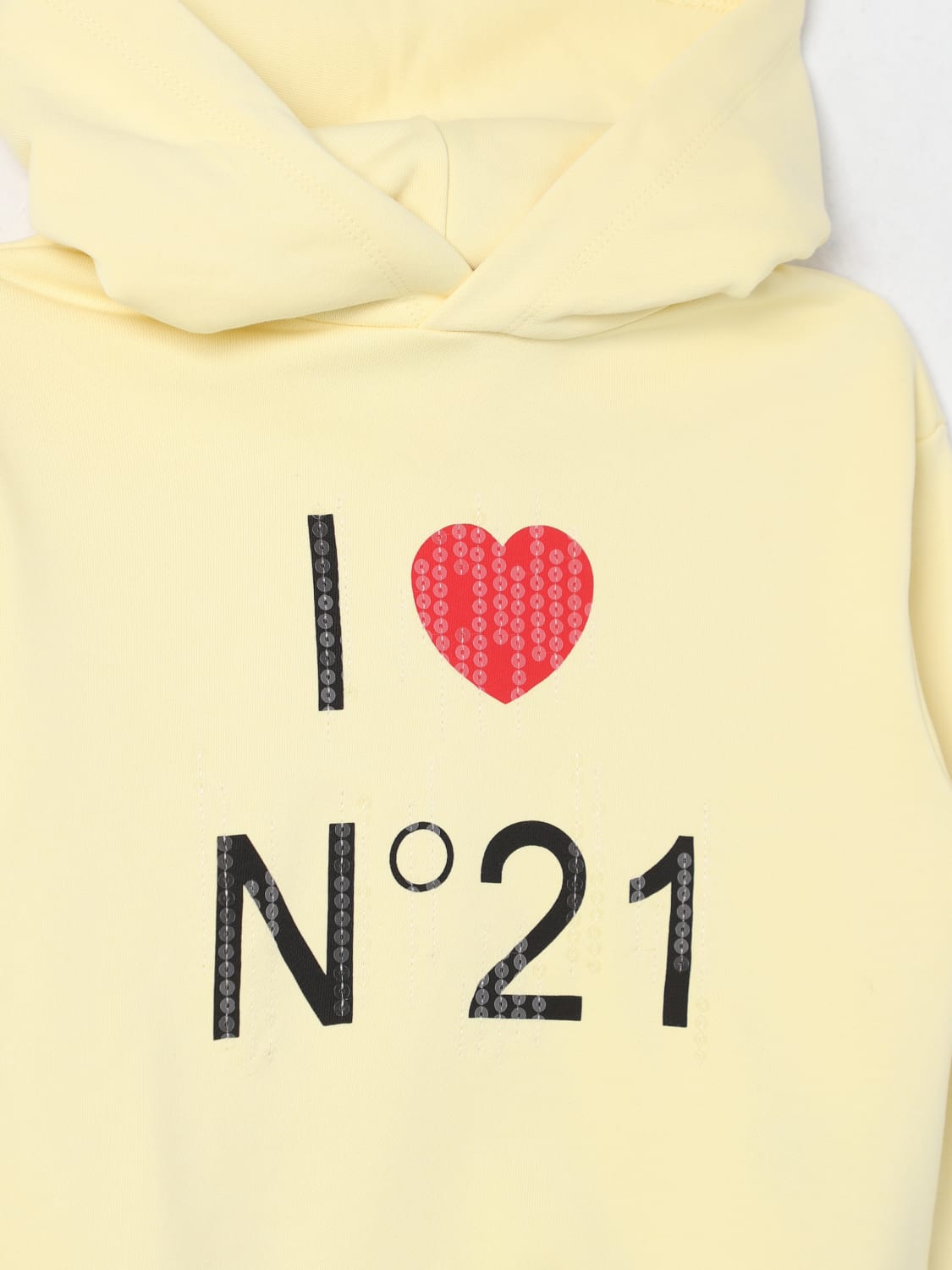 N° 21 SWEATER: Sweater kids N° 21, Yellow - Img 3