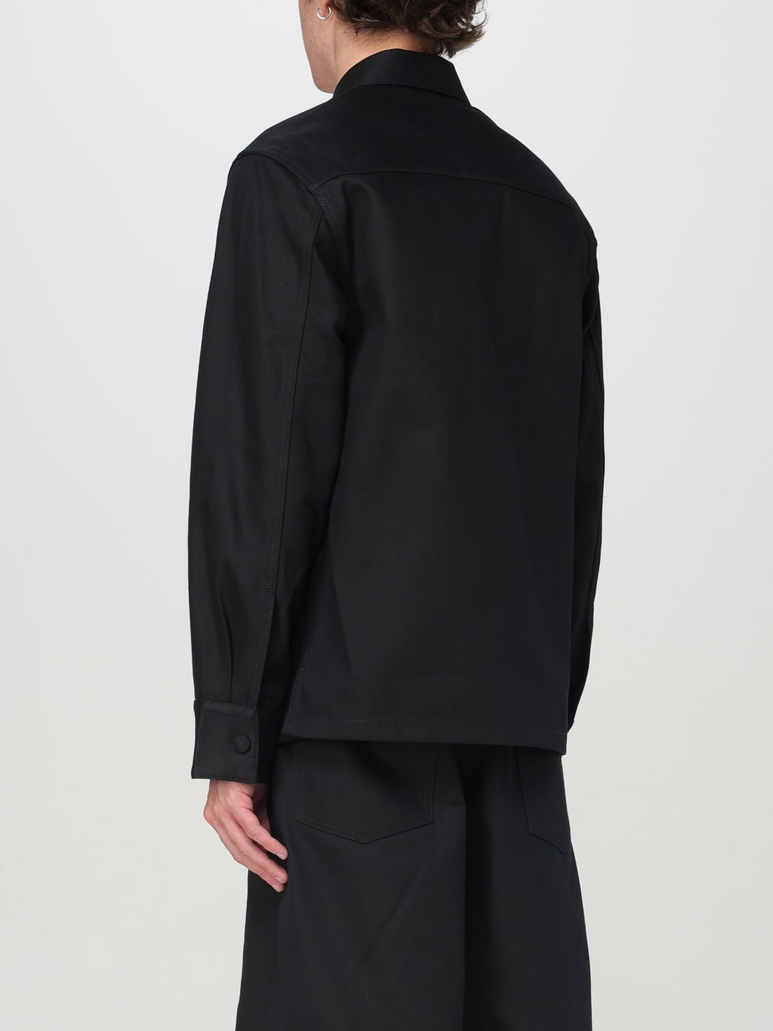 JIL SANDER CAMICIA: Overshirt Jil Sander in cotone , Nero - Img 3