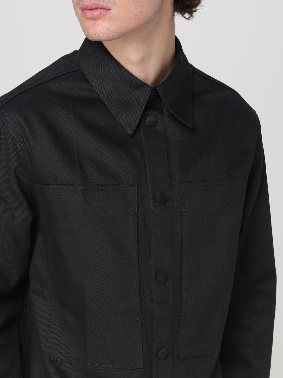 JIL SANDER CAMICIA: Overshirt Jil Sander in cotone , Nero - Img 5