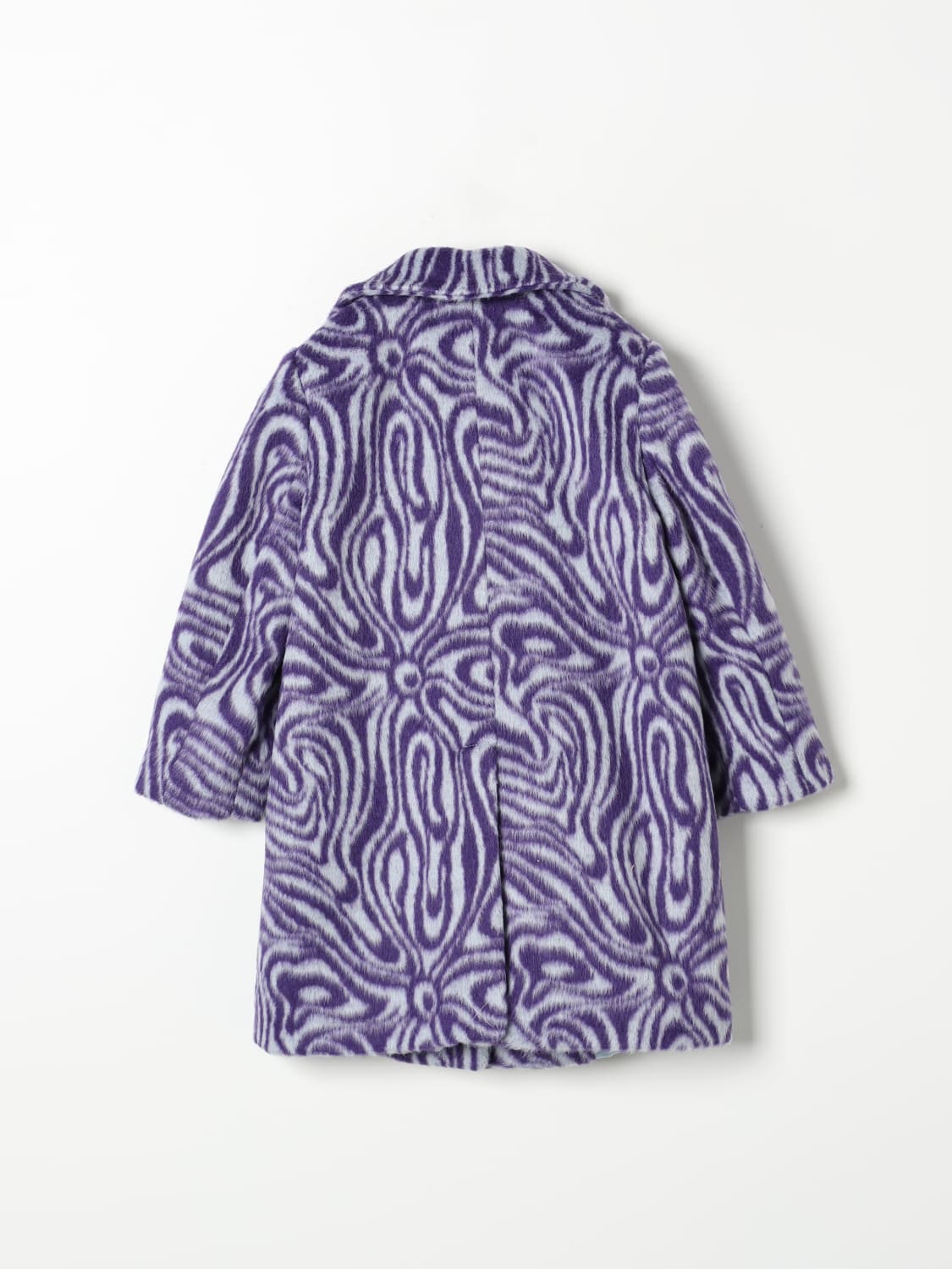 PUCCI CAPPOTTO: Cappotto Pucci in panno con stampa , Viola - Img 2