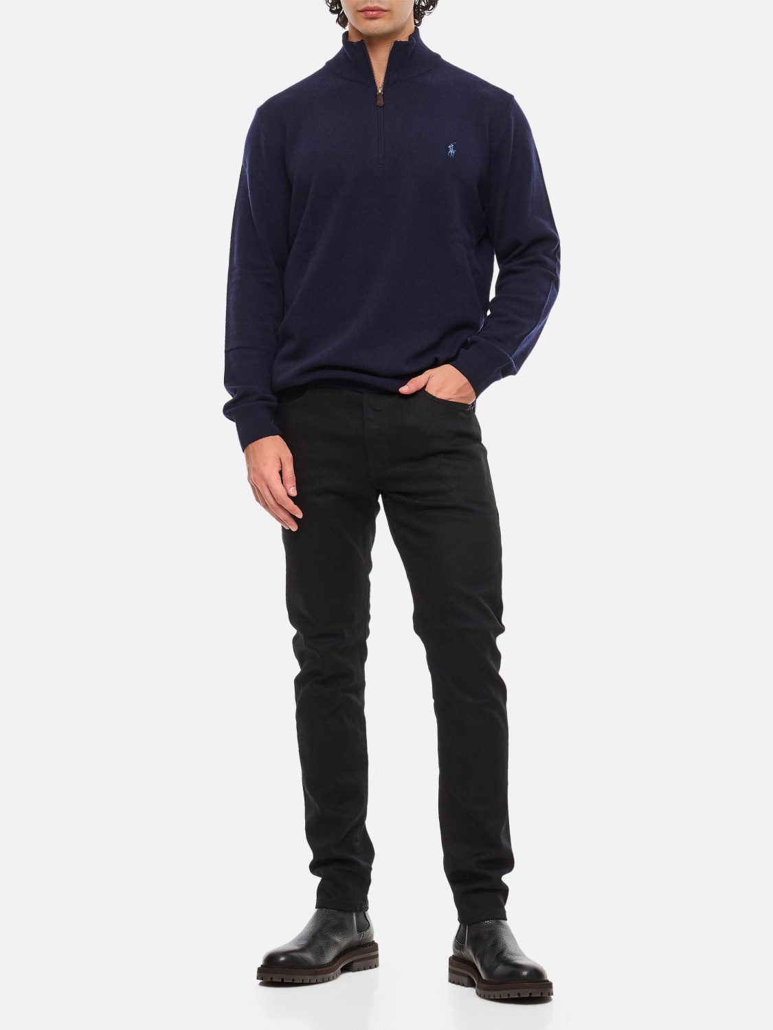 POLO RALPH LAUREN PULL: Pull homme Polo Ralph Lauren, Bleu - Img 2