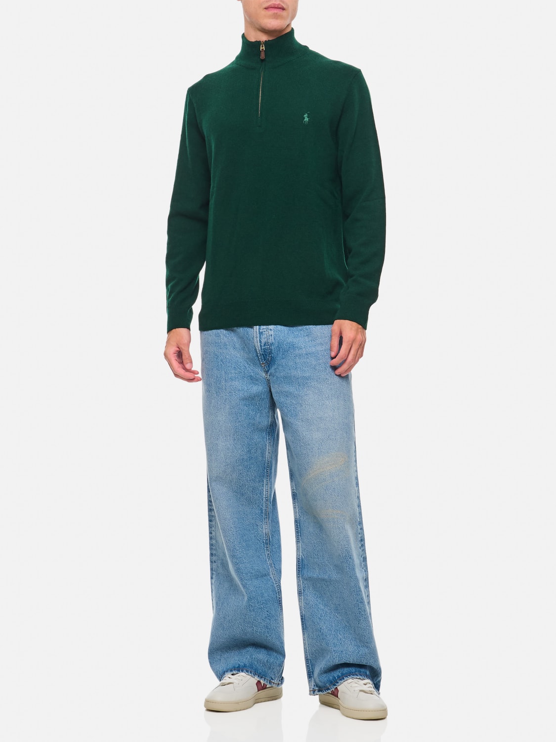 POLO RALPH LAUREN SWEATER: Sweater men Polo Ralph Lauren, Green - Img 2