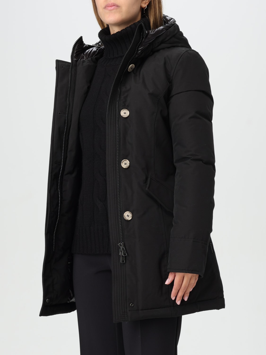 WOOLRICH JACKE: Mantel damen Woolrich, Schwarz - Img 3