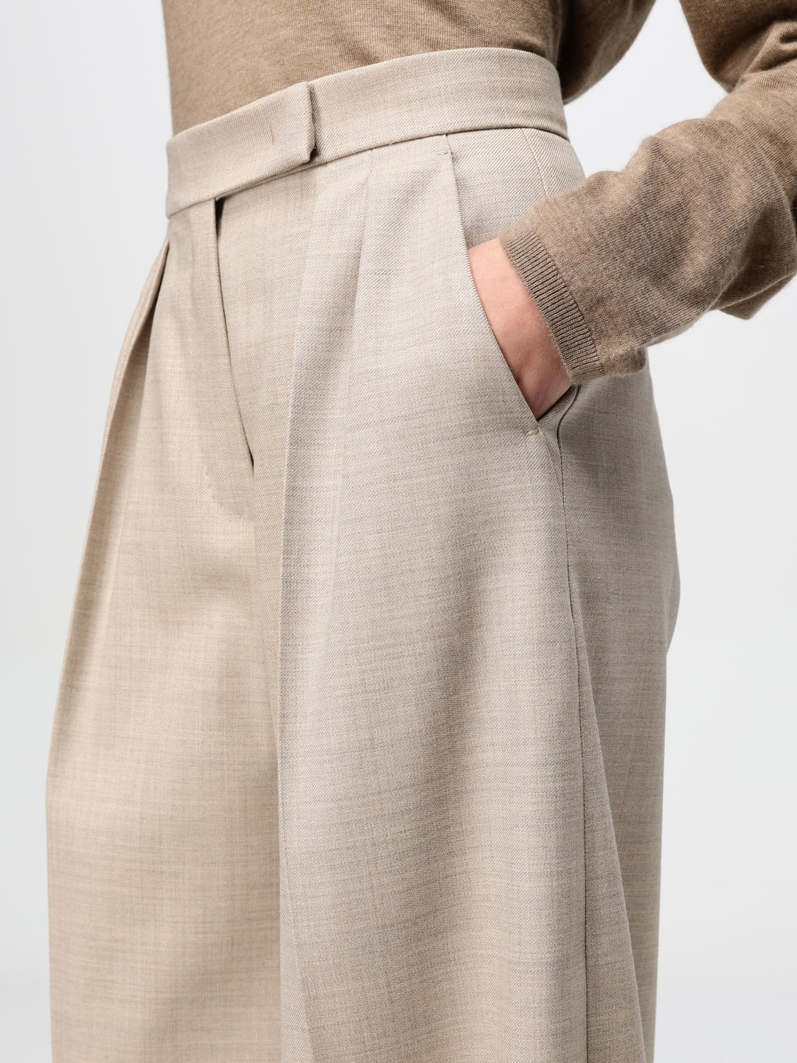 MAX MARA PANTS: Pants woman Max Mara, Beige - Img 5