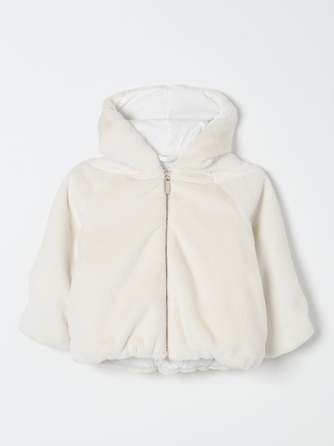 IL GUFO COATS: Coats kids Il Gufo, White - Img 1