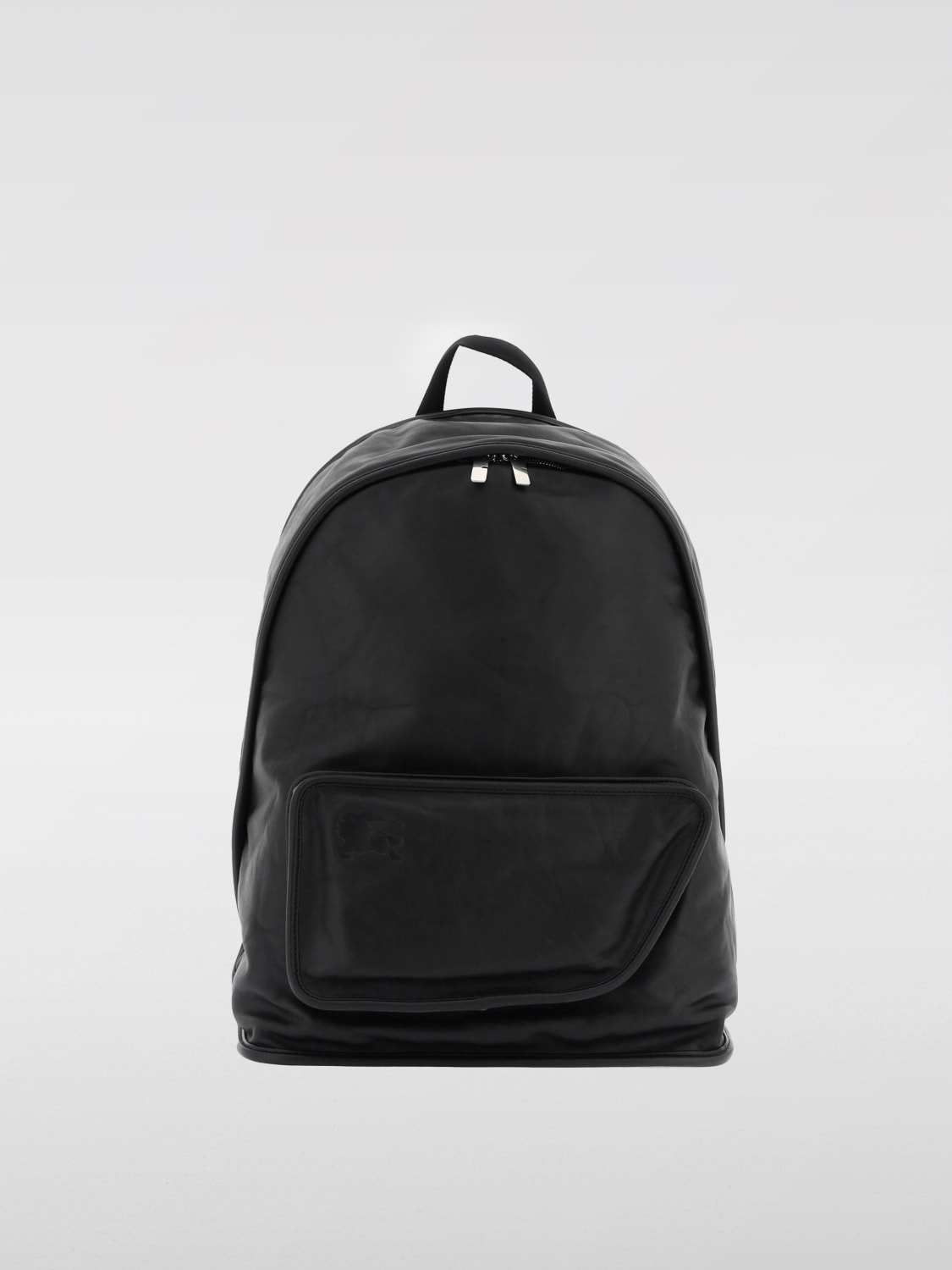 Burberry black fashion leather backpack