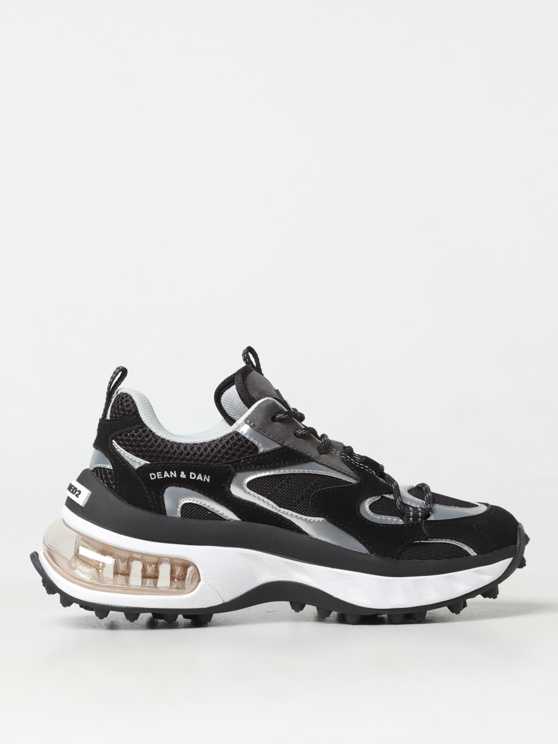 Giglio Sneakers Bubble Dsquared2 in camoscio e mesh