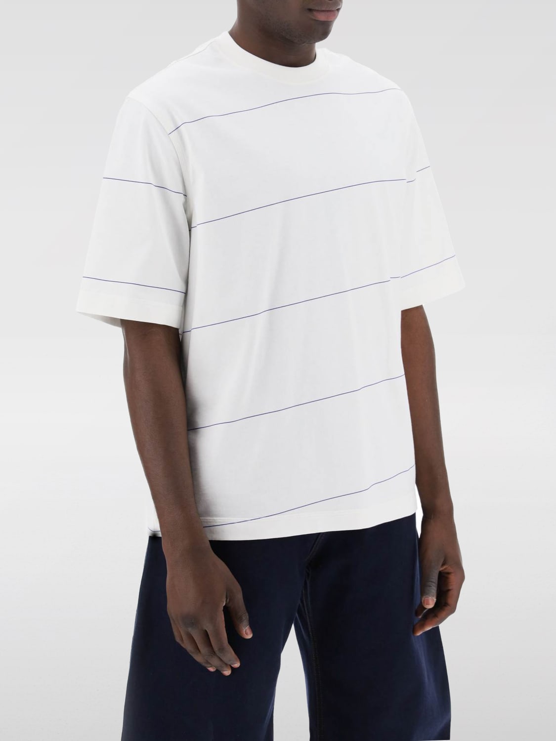 BURBERRY T-SHIRT: Sweatshirt men Burberry, White - Img 1