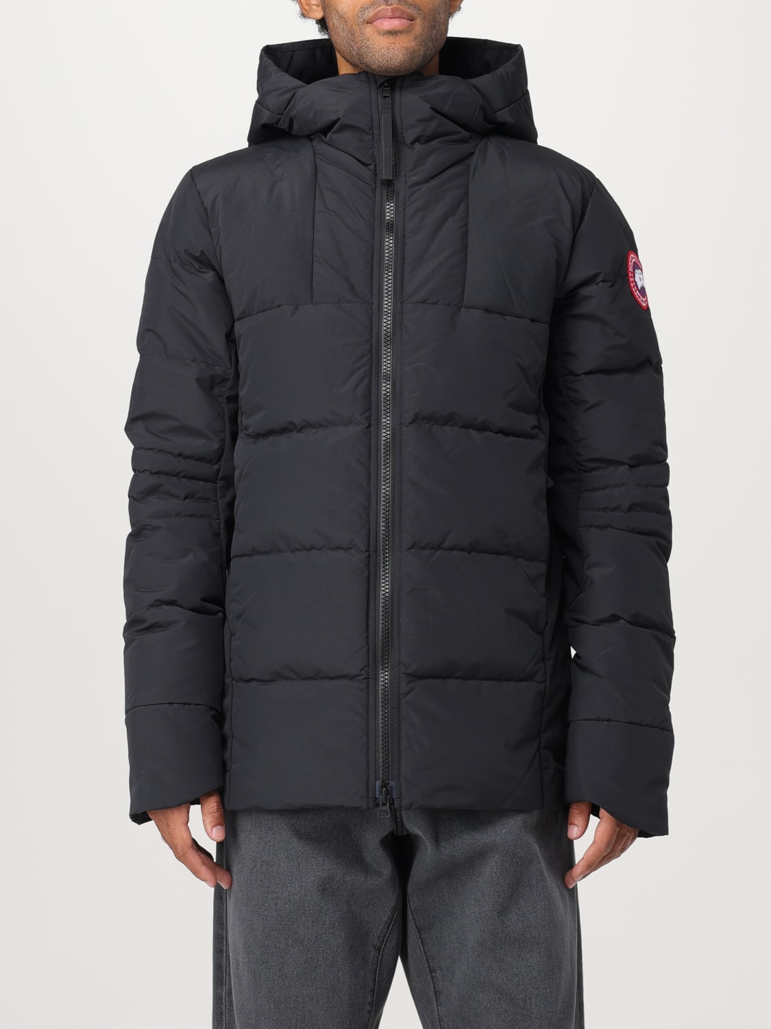 Giglio Giubbotto Canada Goose in nylon trapuntato