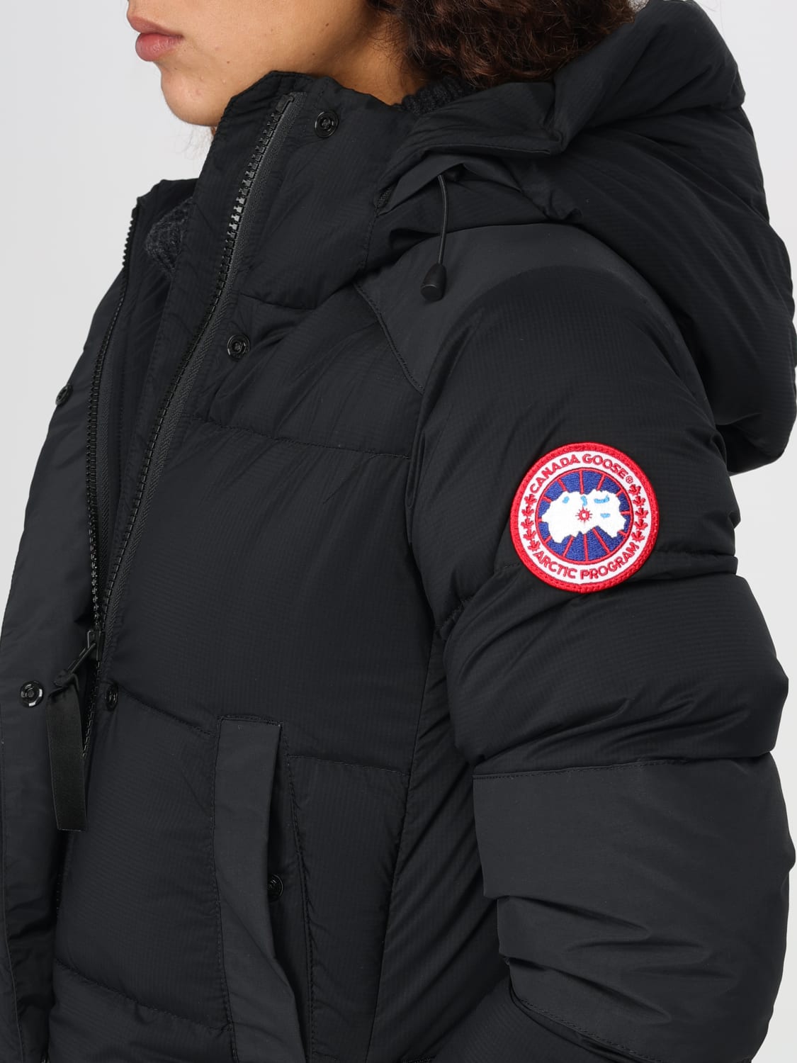 CANADA GOOSE JACKET: Coat woman Canada Goose, Black - Img 4