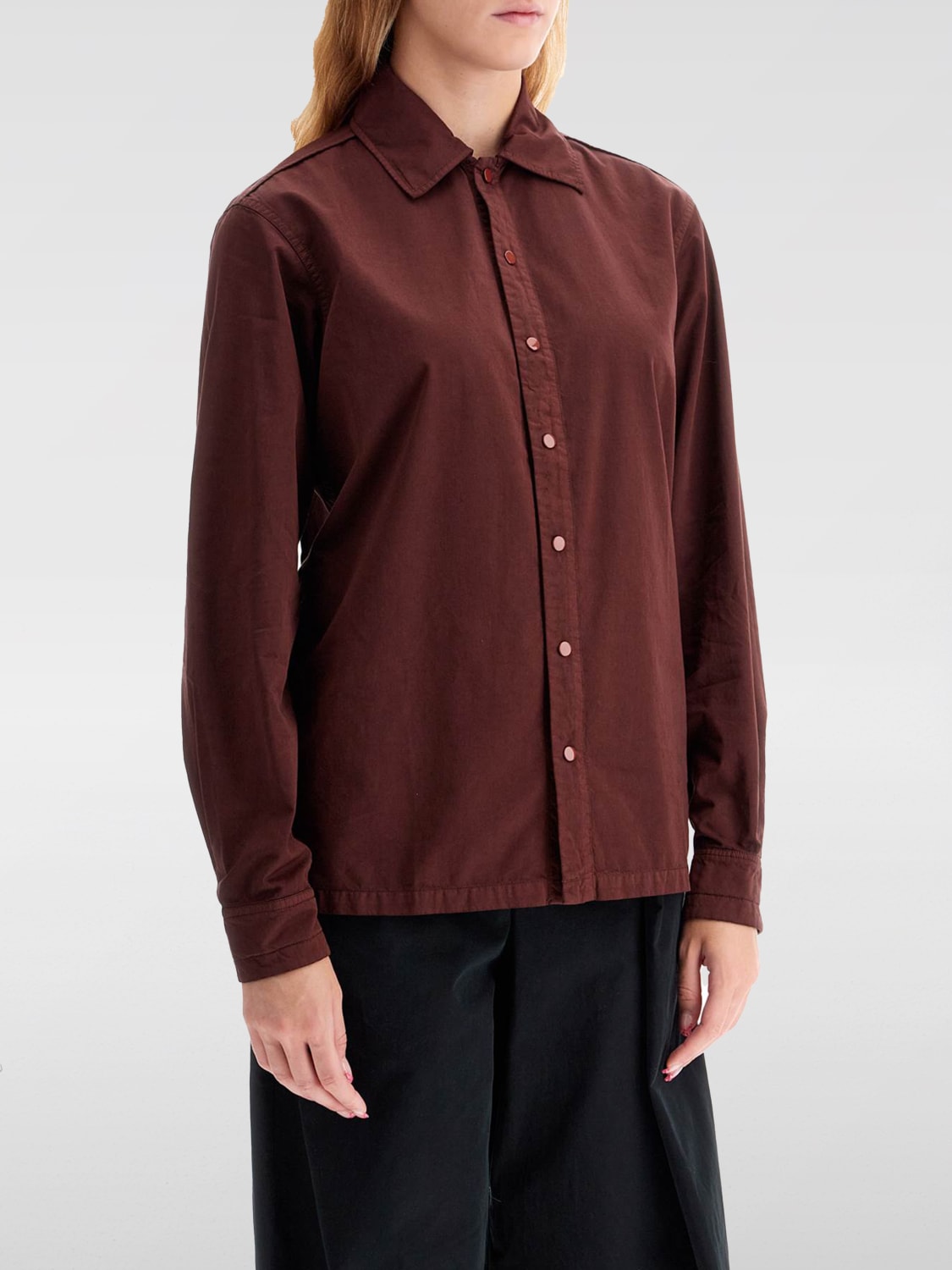 LEMAIRE SHIRT: Shirt woman Lemaire, Burgundy - Img 1