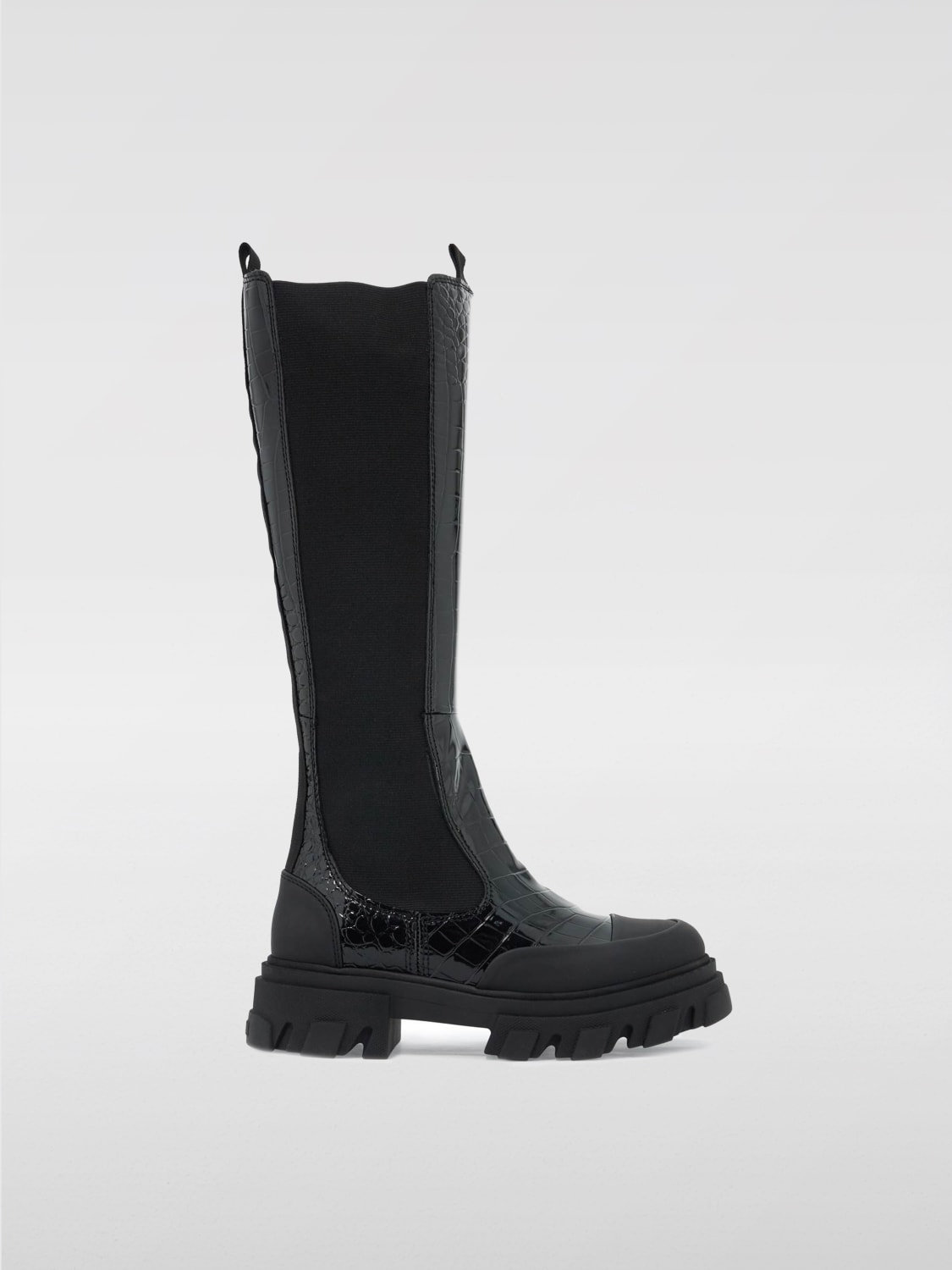 GANNI BOOTS: Boots woman Ganni, Black - Img 1