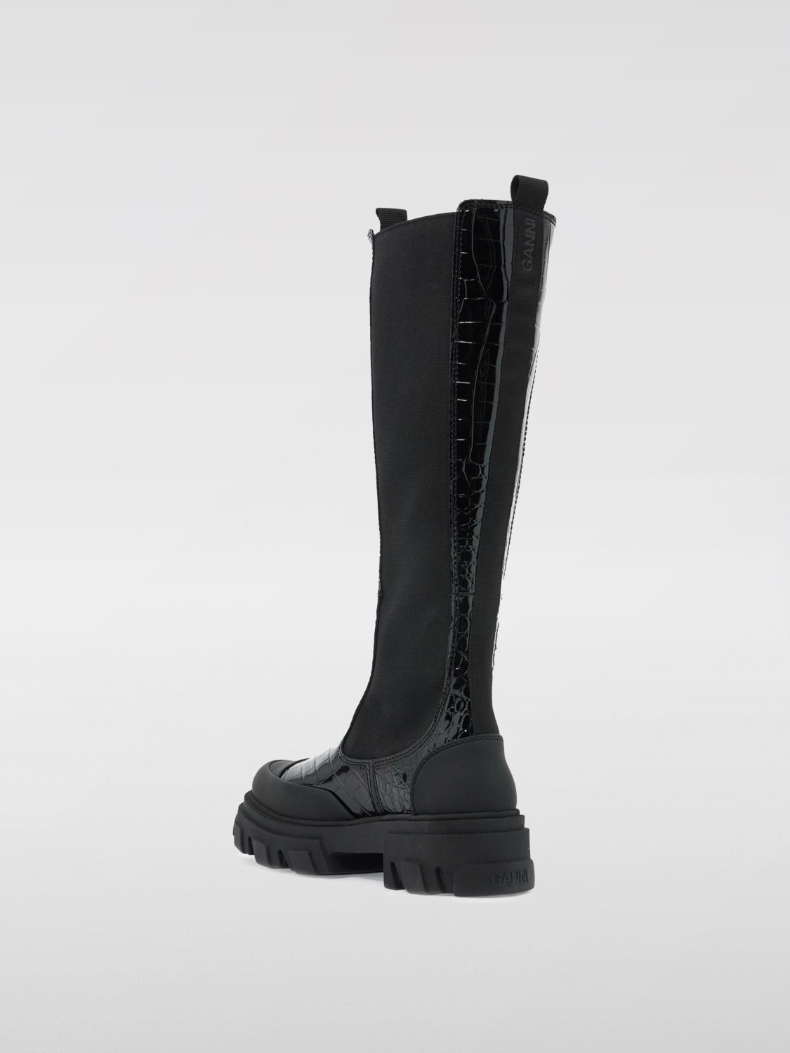 GANNI BOOTS: Boots woman Ganni, Black - Img 2