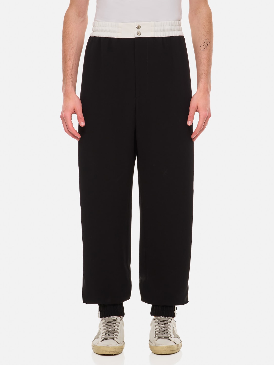 MCQUEEN PANTS: Pants men McQueen, Black - Img 1