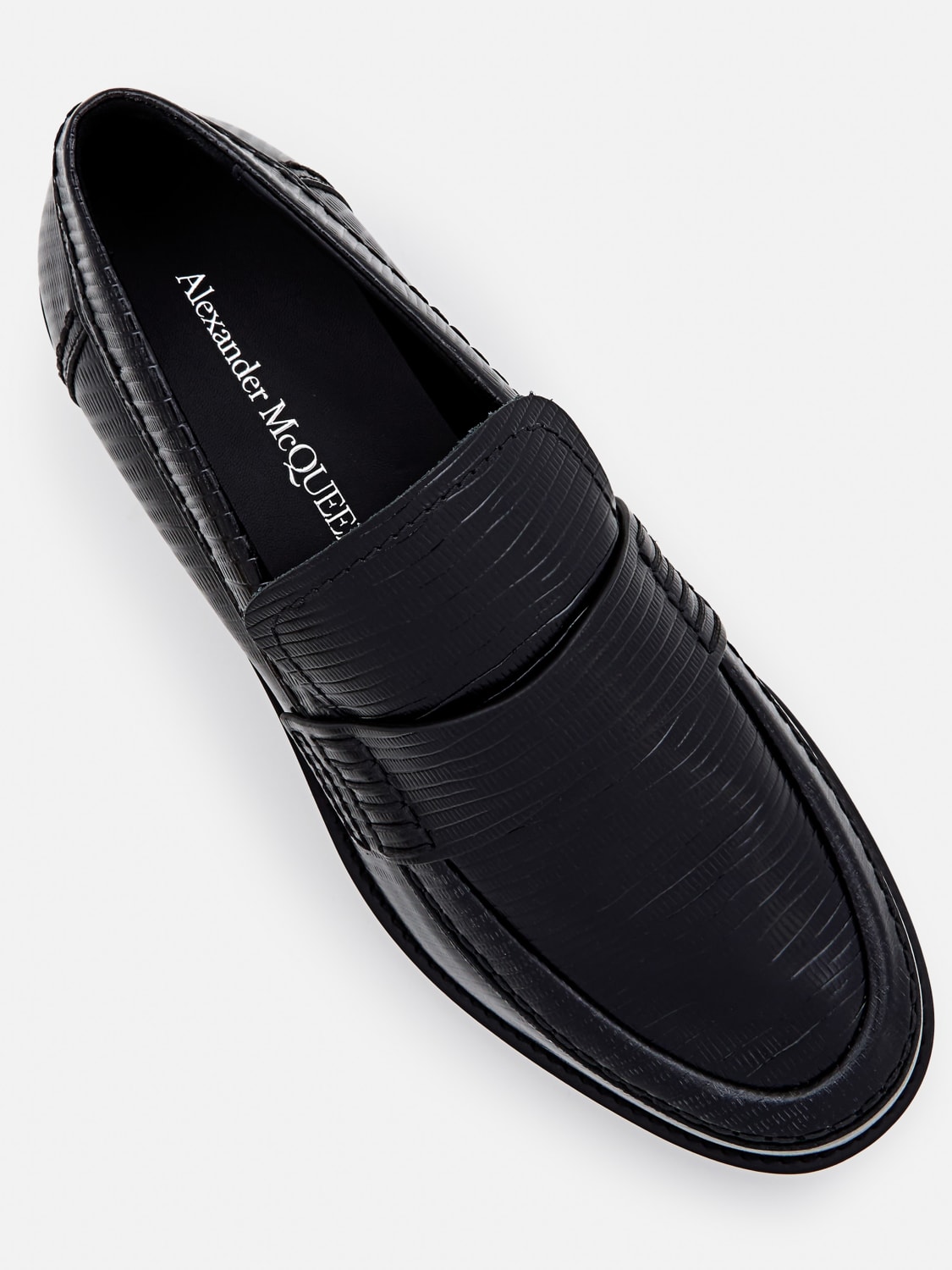 MCQUEEN LOAFERS: Loafers men McQueen, Black - Img 4