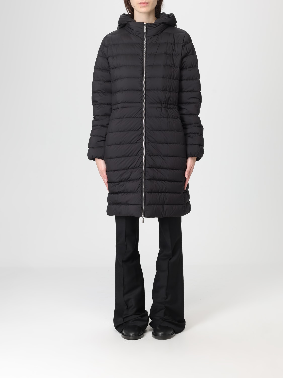 MOORER COAT: Jacket woman Moorer, Black - Img 5