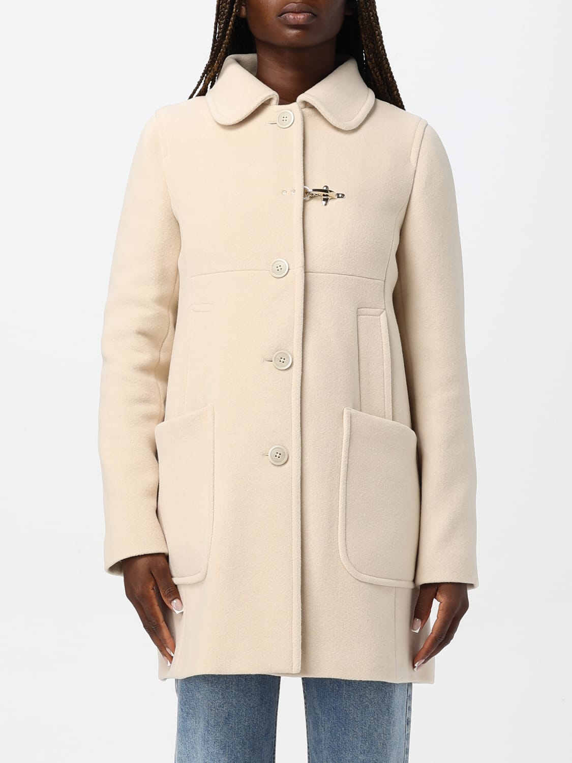 FAY COAT: Coat woman Fay, White - Img 1