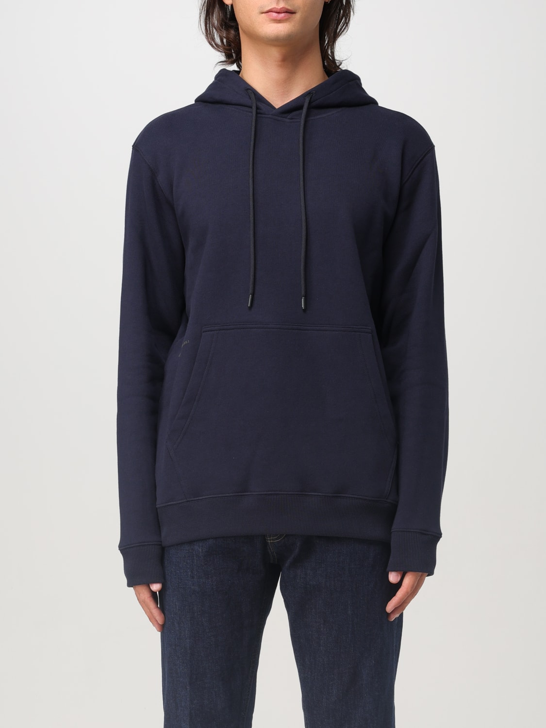 DONDUP FELPA: Felpa Dondup in cotone con logo , Blue Navy - Img 1